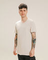 Playera Negra Cuello V,ARENA